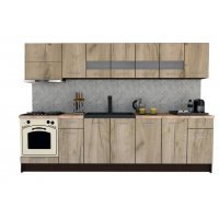 Bucatarie MARINA NEW 300 B Wenge / Decor K002